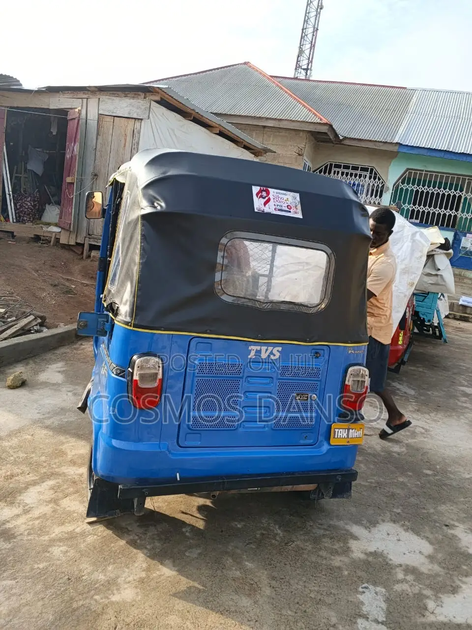 TVS King Deluxe Plus iTouch Start 2024 Blue