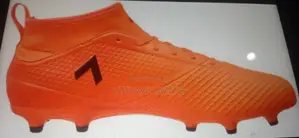 Adidas Ace17.3 Comes With Free Orange Socks and Blue Shin Guard