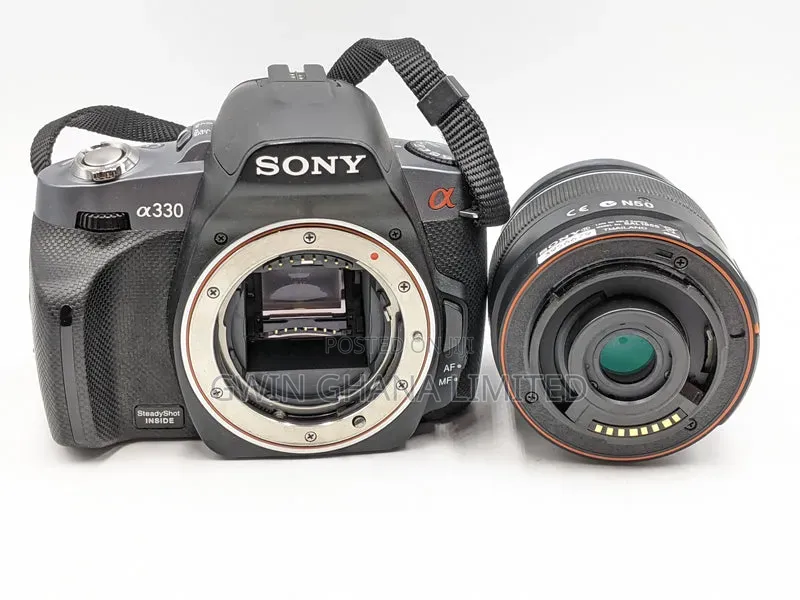 Sony Alpha 330 A330 DSLR Camera With 18-55mm F3.5-5.6 Lens
