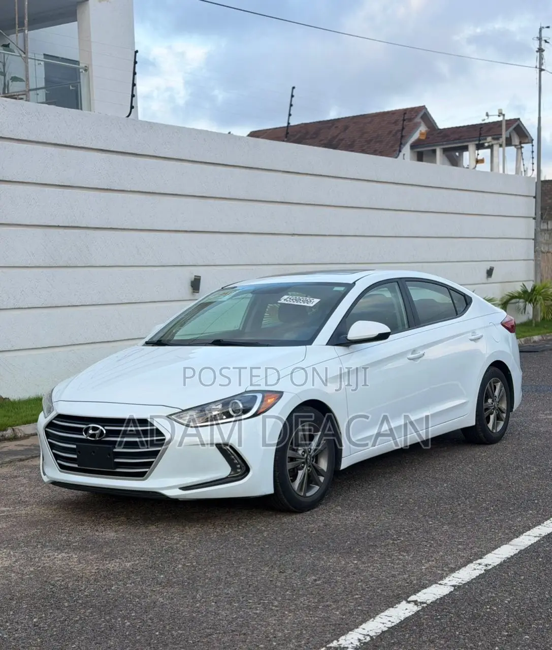Hyundai Elantra Limited Sedan FWD (2.0L 4cyl 6A) 2017 White