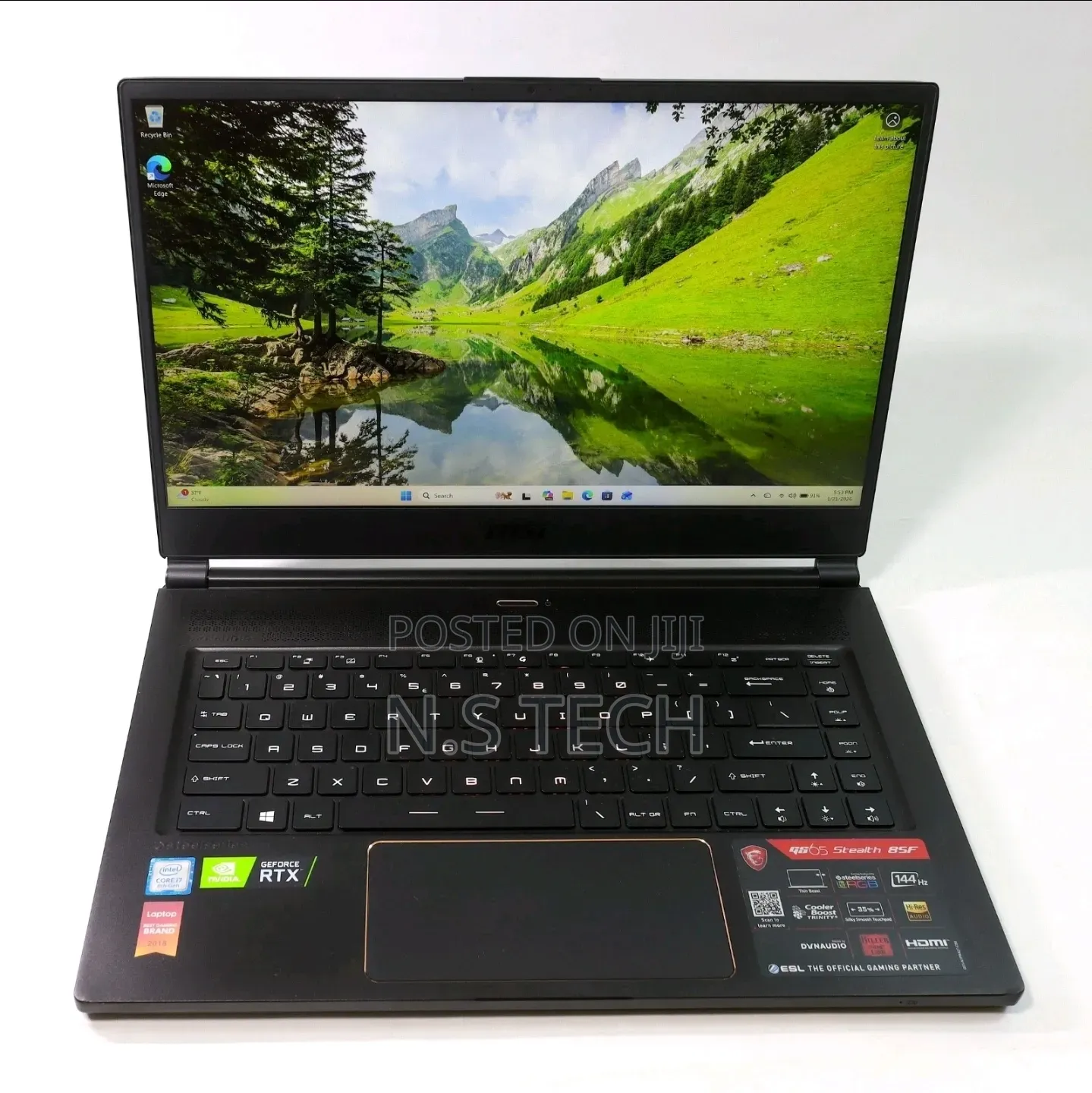Laptop MSI GS65 Stealth Thin 8RF 16GB Intel Core i7 SSD 512GB