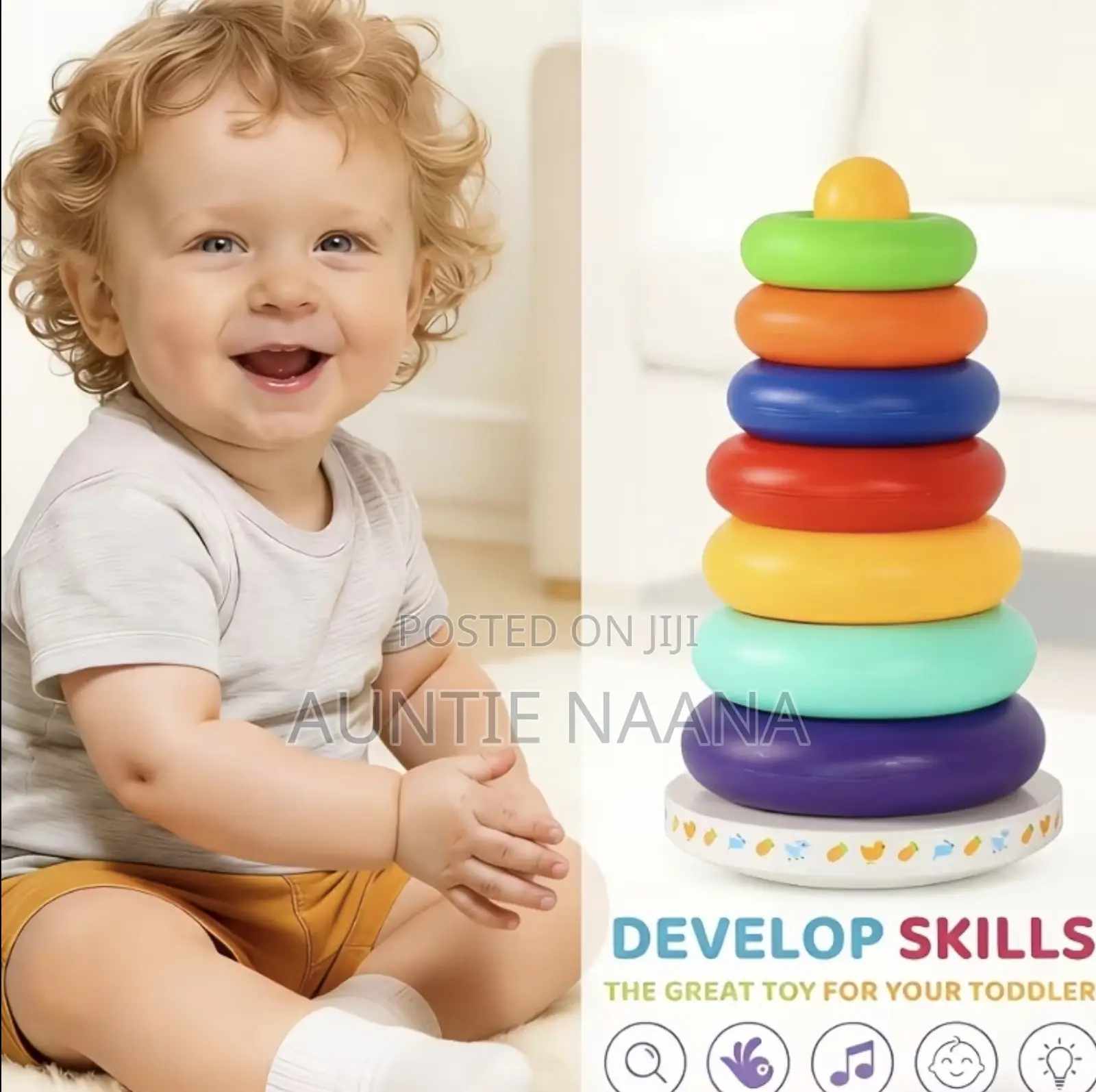 Musical Classic Sensory Stacking Tower