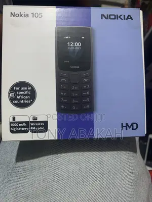 New Nokia 105 Black