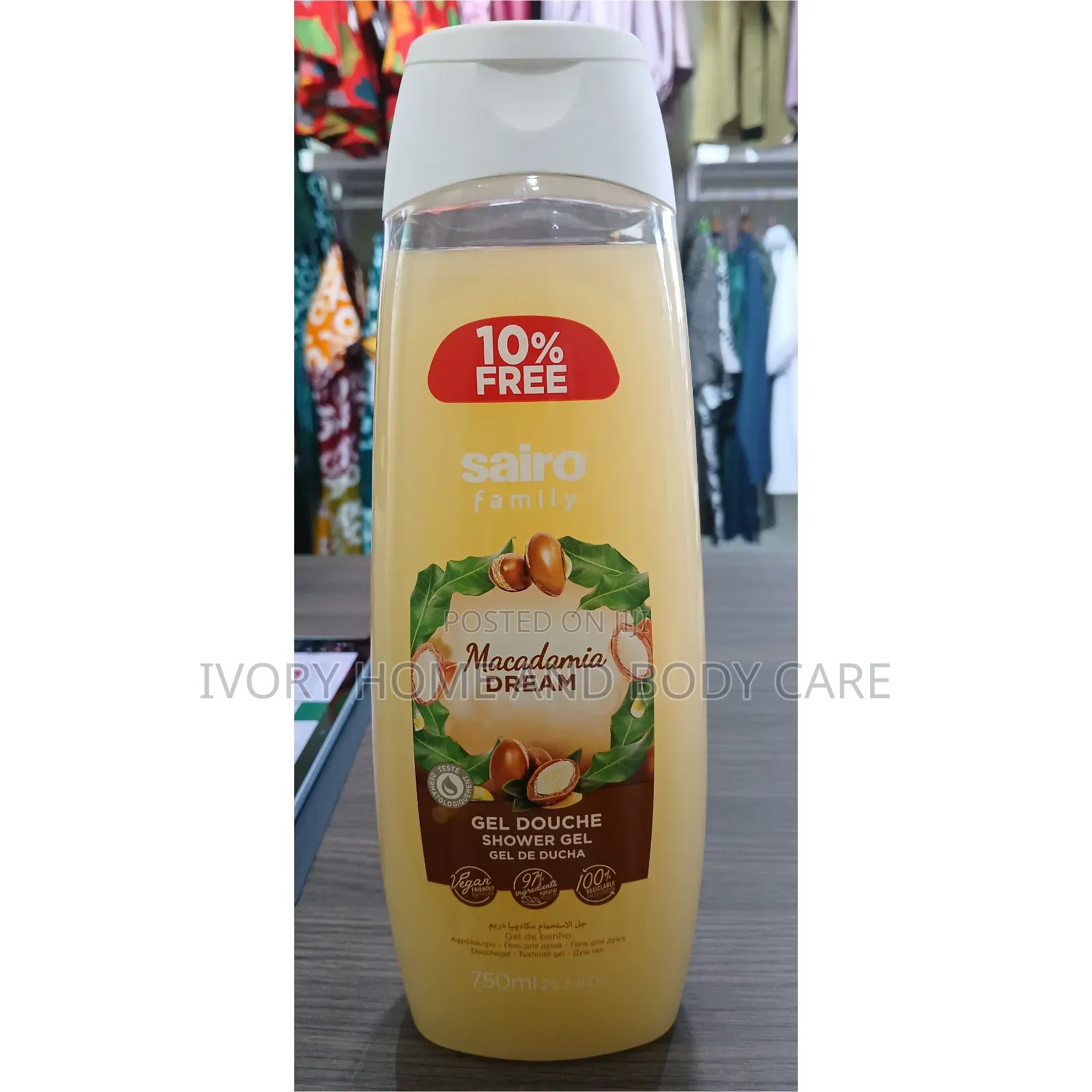 Sairo Family Madadamia Dream Shower Gel