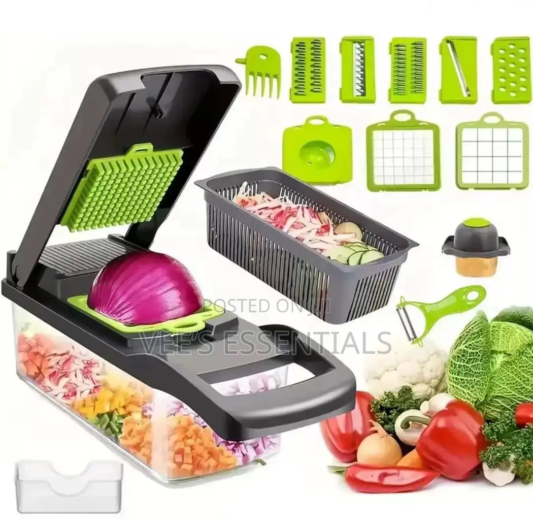 16-Piece Multifunction Vegetable Chopper