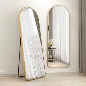 160 × 50 Cm Full-Length Standing Wall Mirror – Gold Frame
