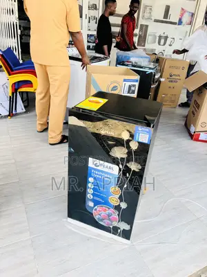 Extremely Classic Pearl Single Door Table Top Fridge(80liters) Black