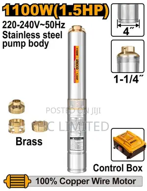 Ingco 4" Deep Well Pump - Dwp220062