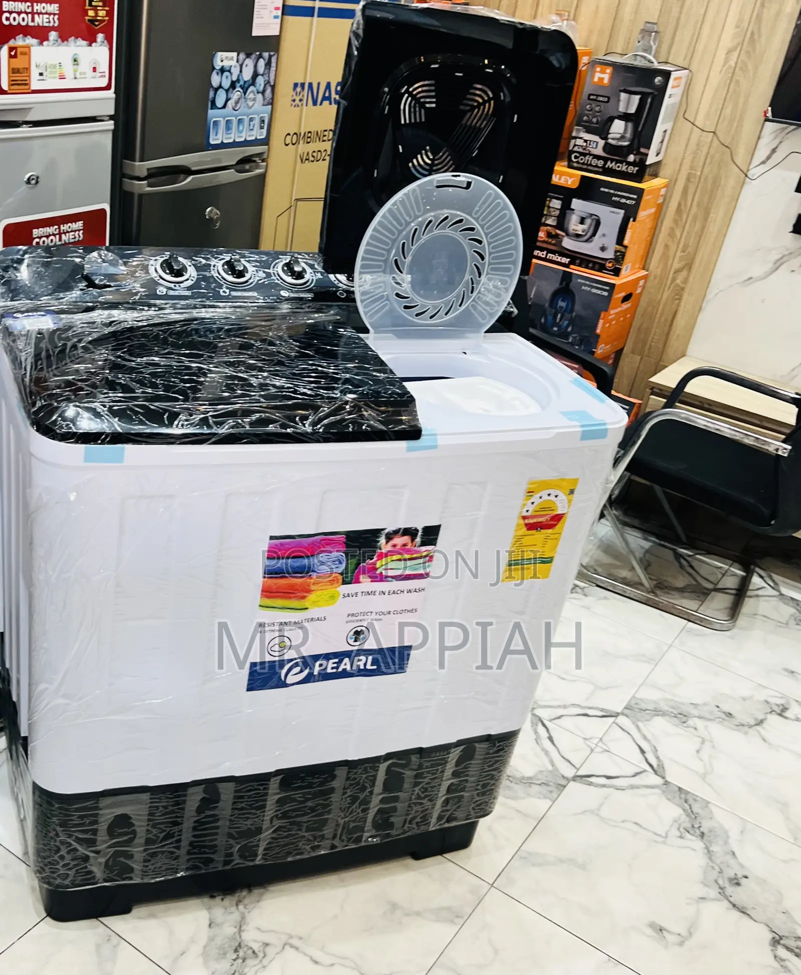 Buy Durable Pearl 18kg Washing Machine(White) 