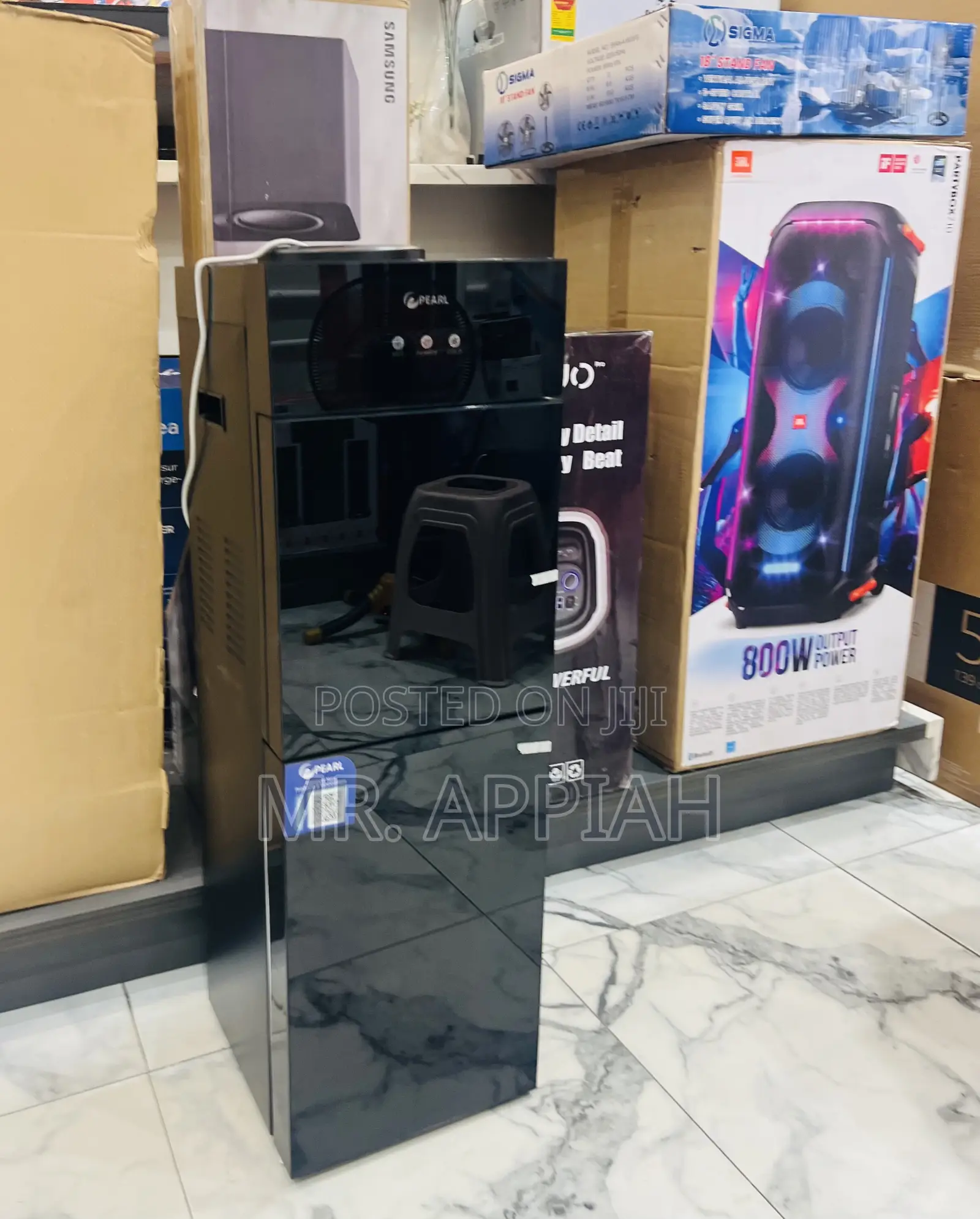 Order Unique Pearl 2 Tray Electric Water Dispenser(Pwd 4015)Black 