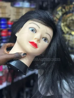 Human Hair Manniquin For Practice