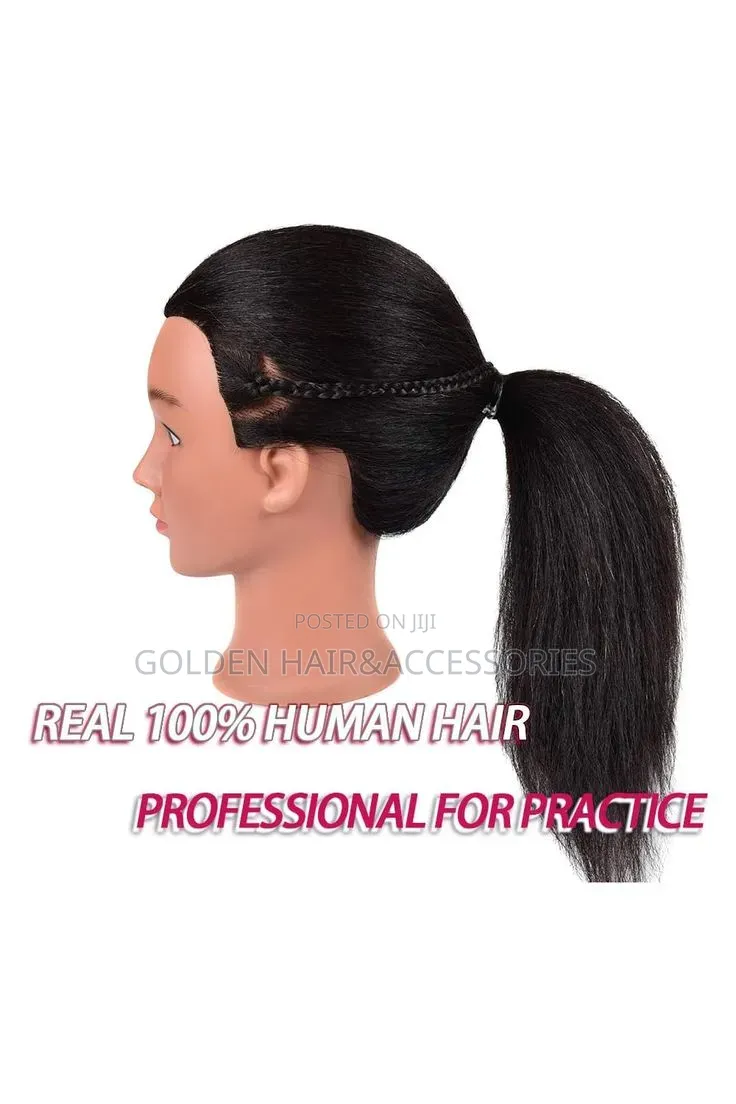 Human Hair Manniquin For Practice
