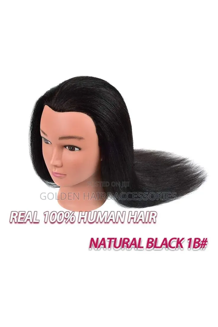 Human Hair Manniquin For Practice
