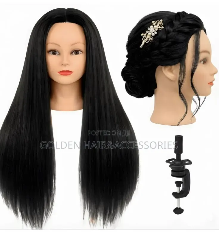 Human Hair Manniquin For Practice
