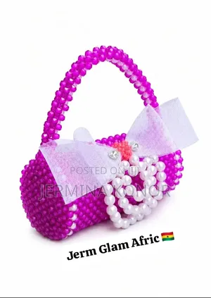 Luxury Handmade Beaded Pearl Bag