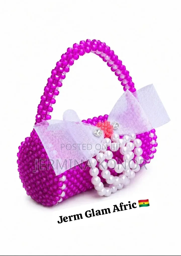 Luxury Handmade Beaded Pearl Bag