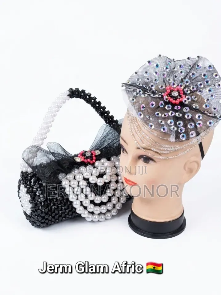 Luxury Handmade Beaded Pearl Bag