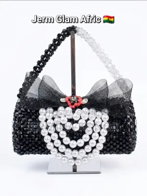 Luxury Handmade Beaded Pearl Bag