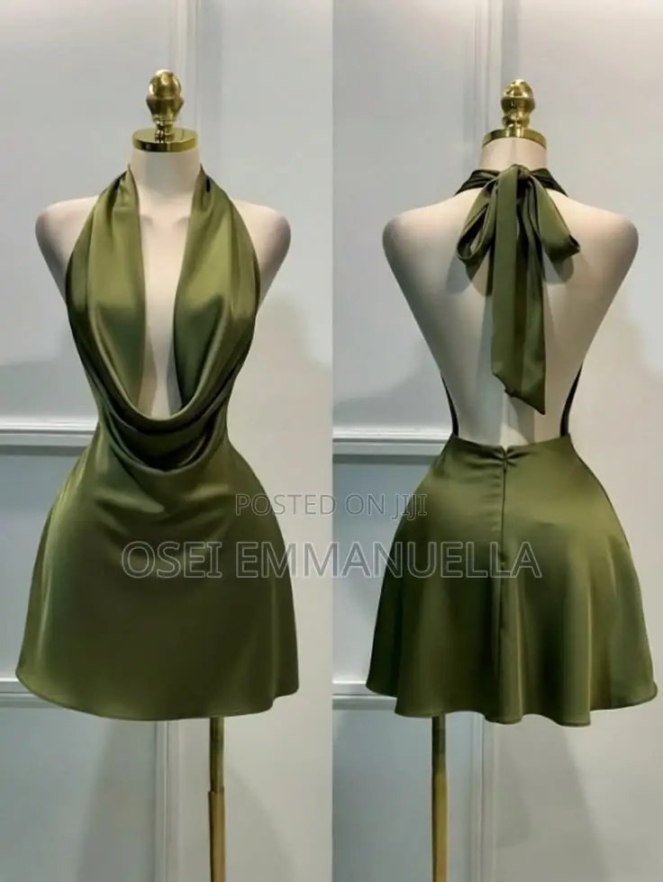 Cute Cow Neck Dress