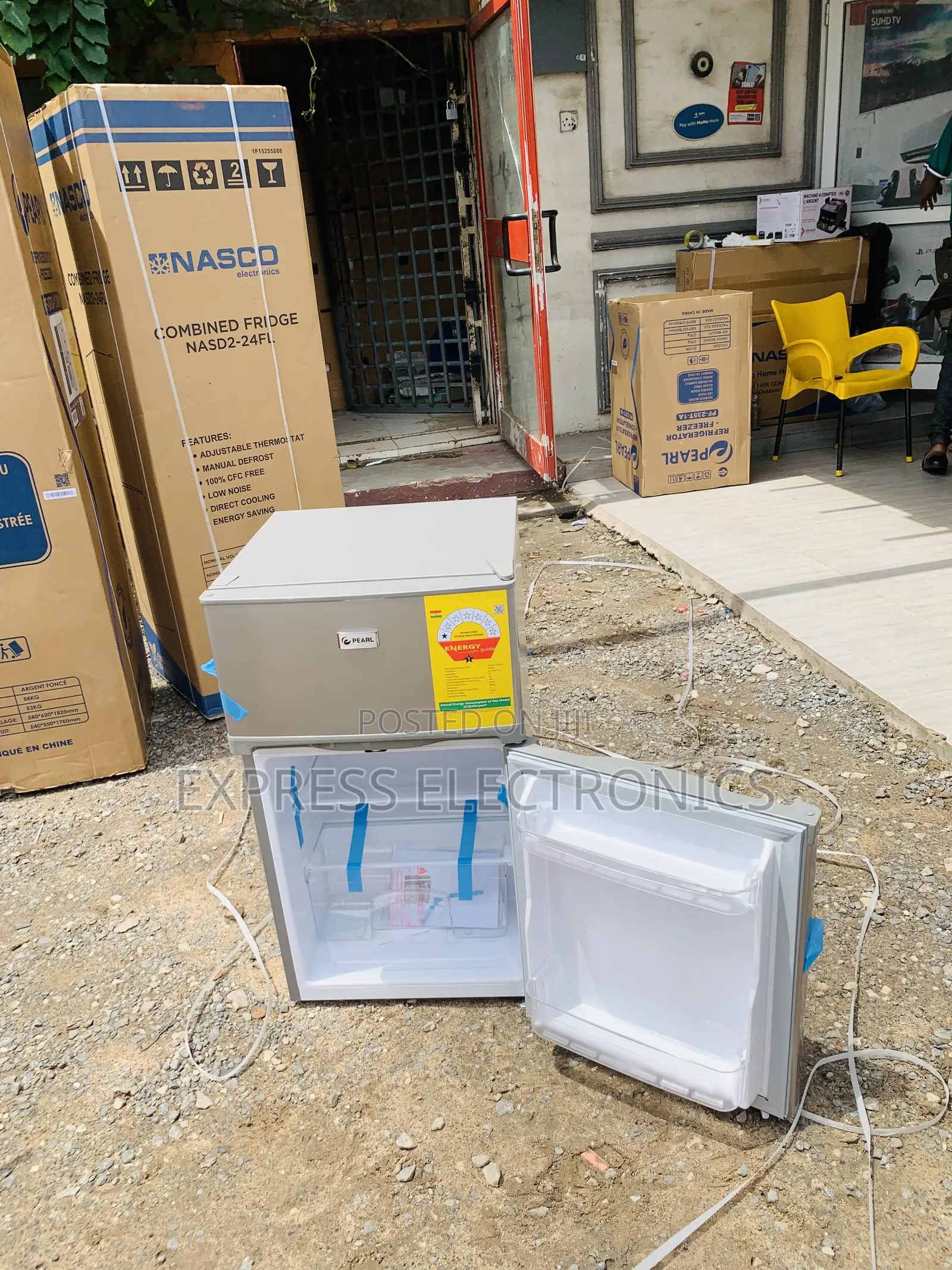 Double Door Table Top Fridge Pearl Pf-235t