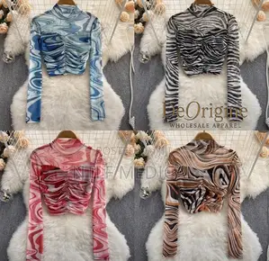Elegant Ladies Mesh Tops (Crop Tops)