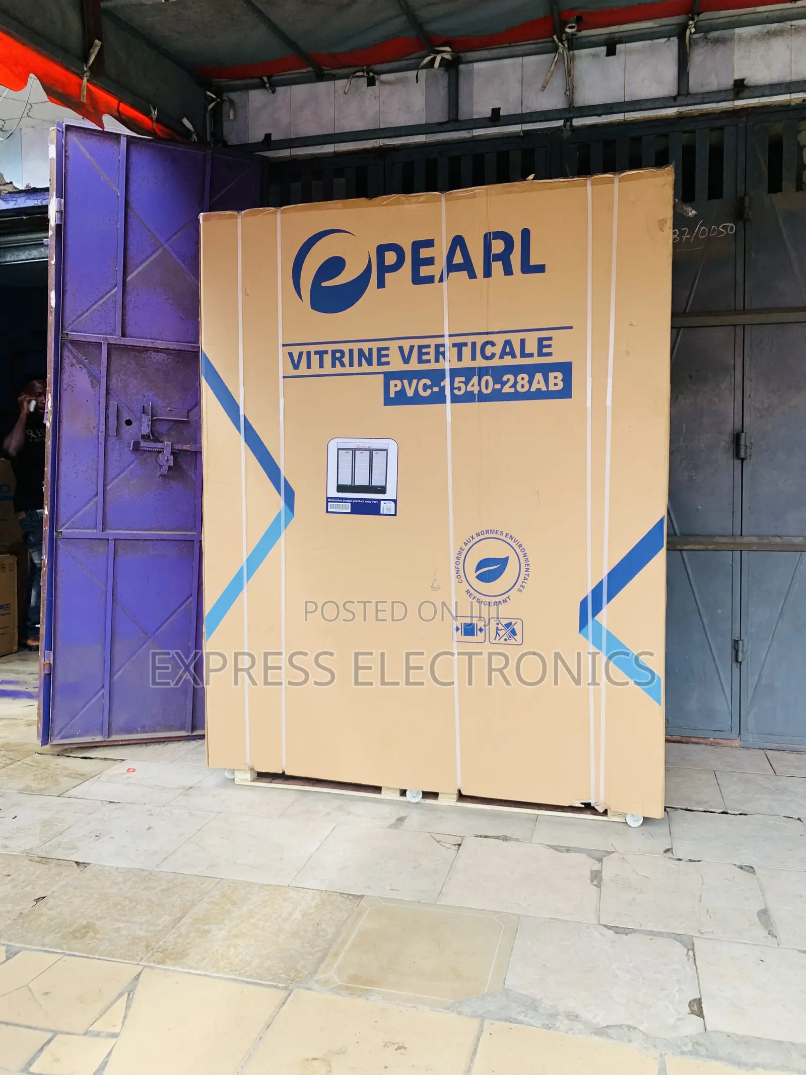 Cool Price PVC-1540 Display Fridge Pearl Three Door