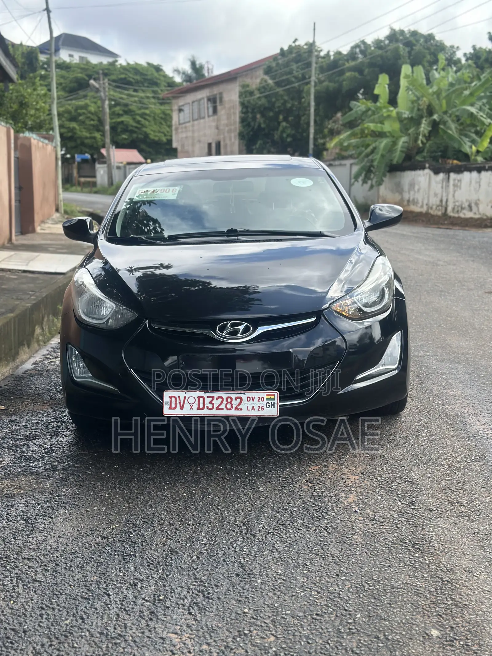 Hyundai Elantra Limited 4dr Sedan (1.8L 4cyl 6A) 2015 Black