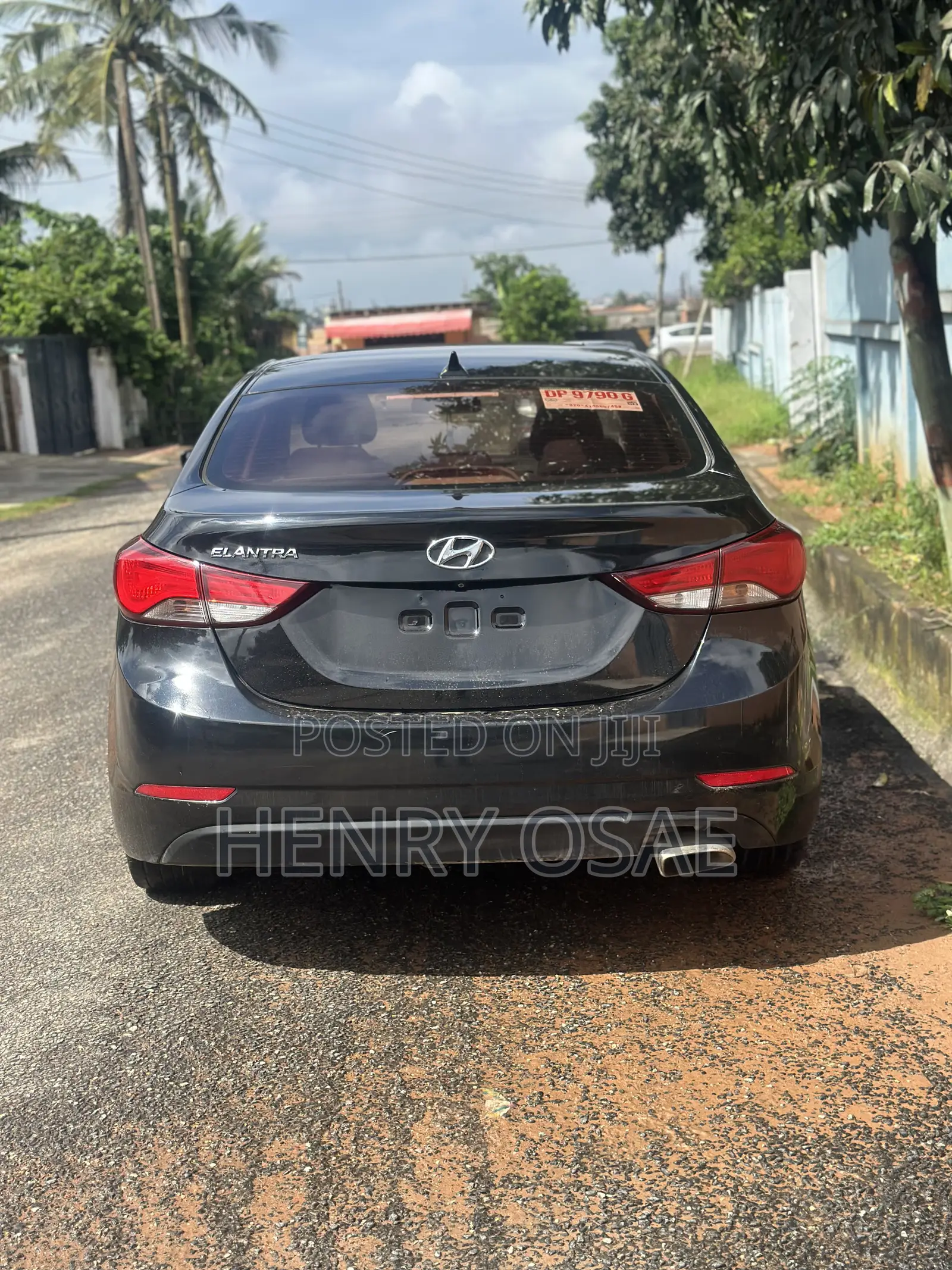 Hyundai Elantra Limited 4dr Sedan (1.8L 4cyl 6A) 2015 Black