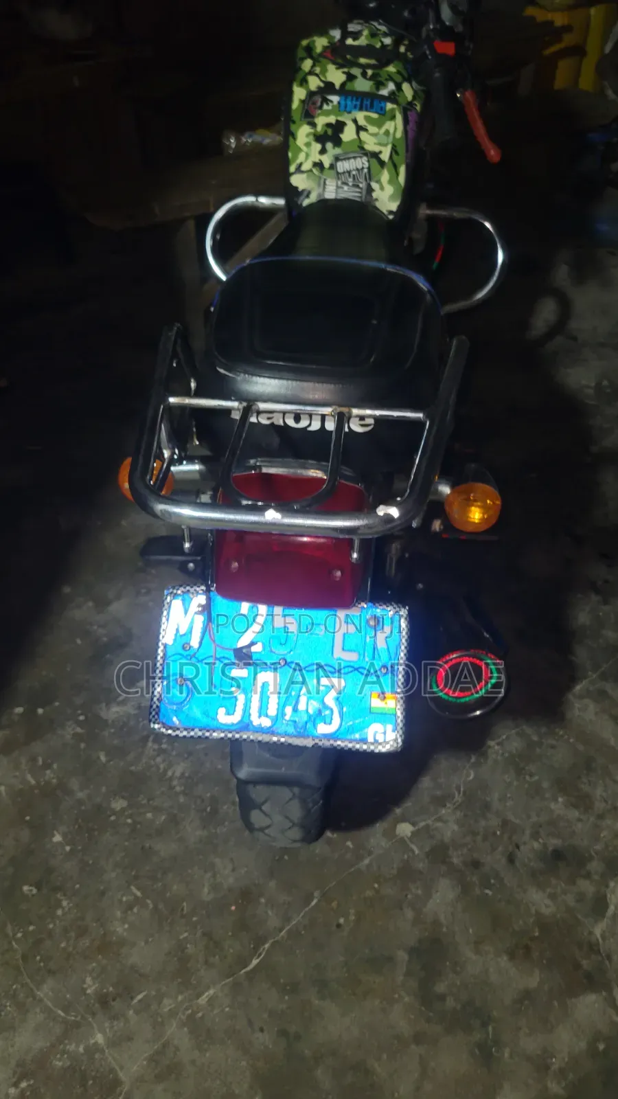 Haojue HJ125-8K 2025 Black