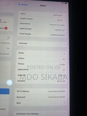 Apple iPad Pro 9.7 (2016) 128 GB Silver