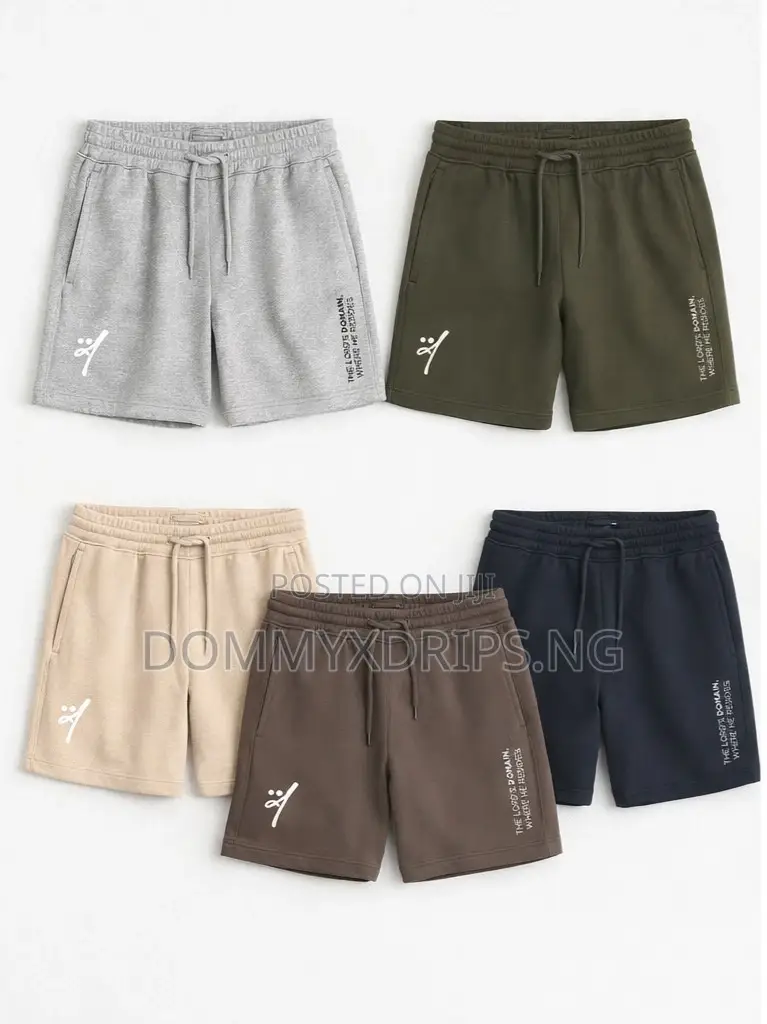 Men and Women Loose Casual Drawstring Waist Shorts | Drips.Ng