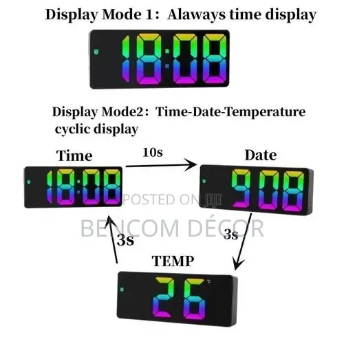 Led Digital Alarm Clock