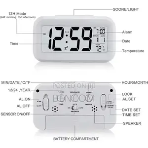 Led Digital Alarm Clock, Electronic Digital Alarm Clock