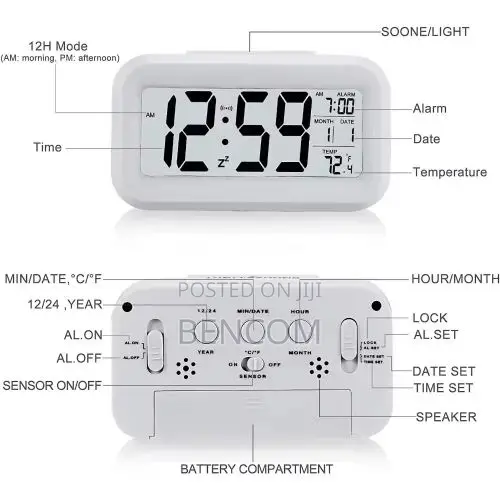 Led Digital Alarm Clock, Electronic Digital Alarm Clock