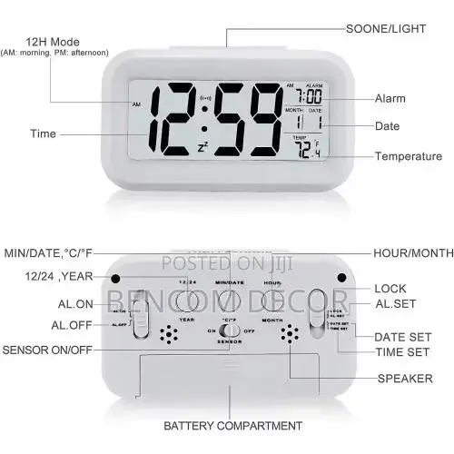 Led Digital Alarm Clock, Electronic Digital Alarm Clock