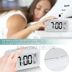 Led Digital Alarm Clock, Electronic Digital Alarm Clock