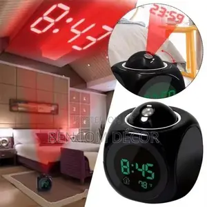 Multifunctional Projector Alarm Clock - Led Light