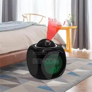 Multifunctional Projector Alarm Clock - Led Light