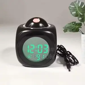 Multifunctional Projector Alarm Clock - Led Light