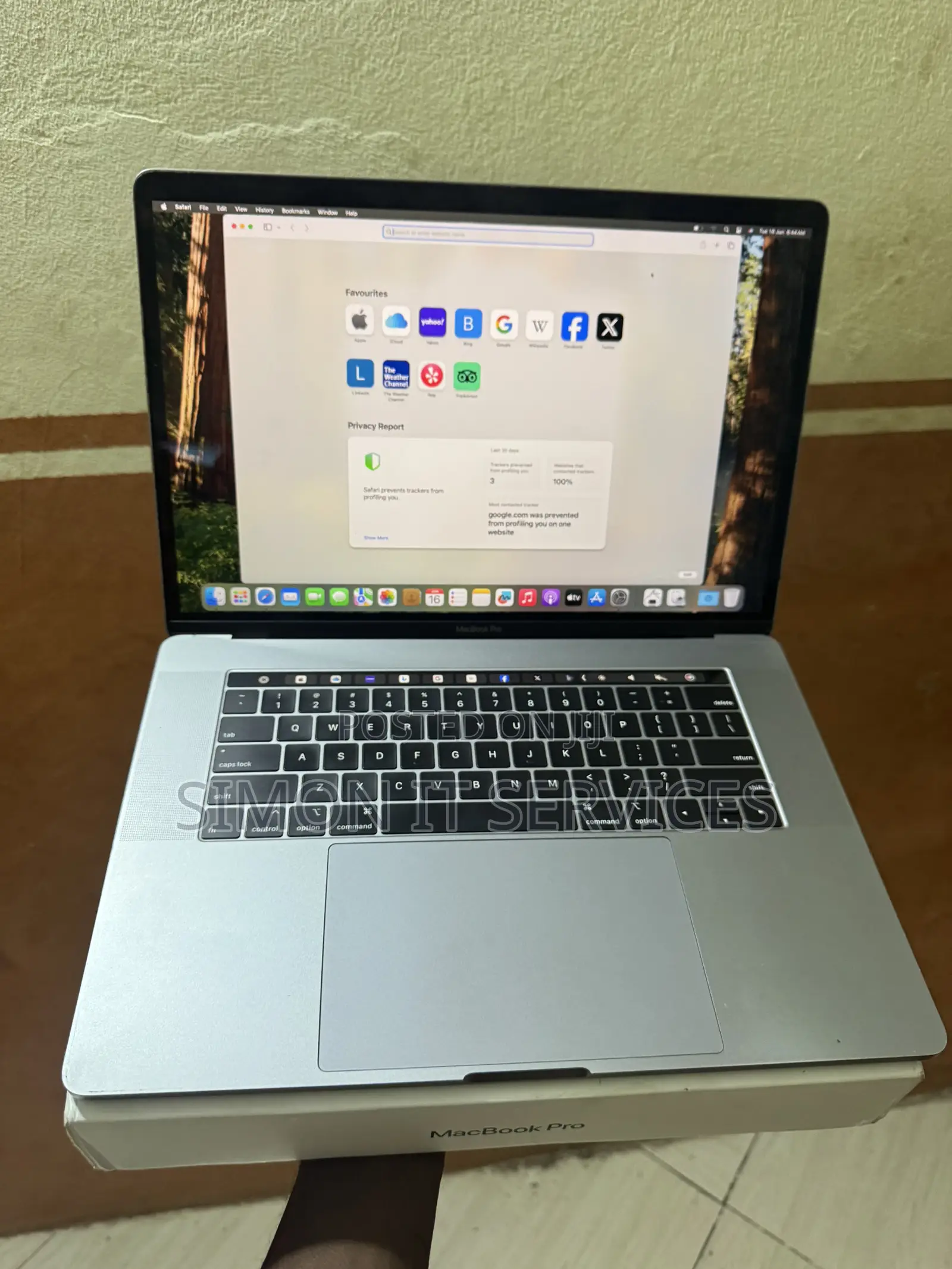 Laptop Apple MacBook Pro 2019 16GB Intel Core i9 SSD 512GB