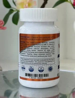 Vitamins A.D.K, a-1500mcg D3-5000iu -500mcg