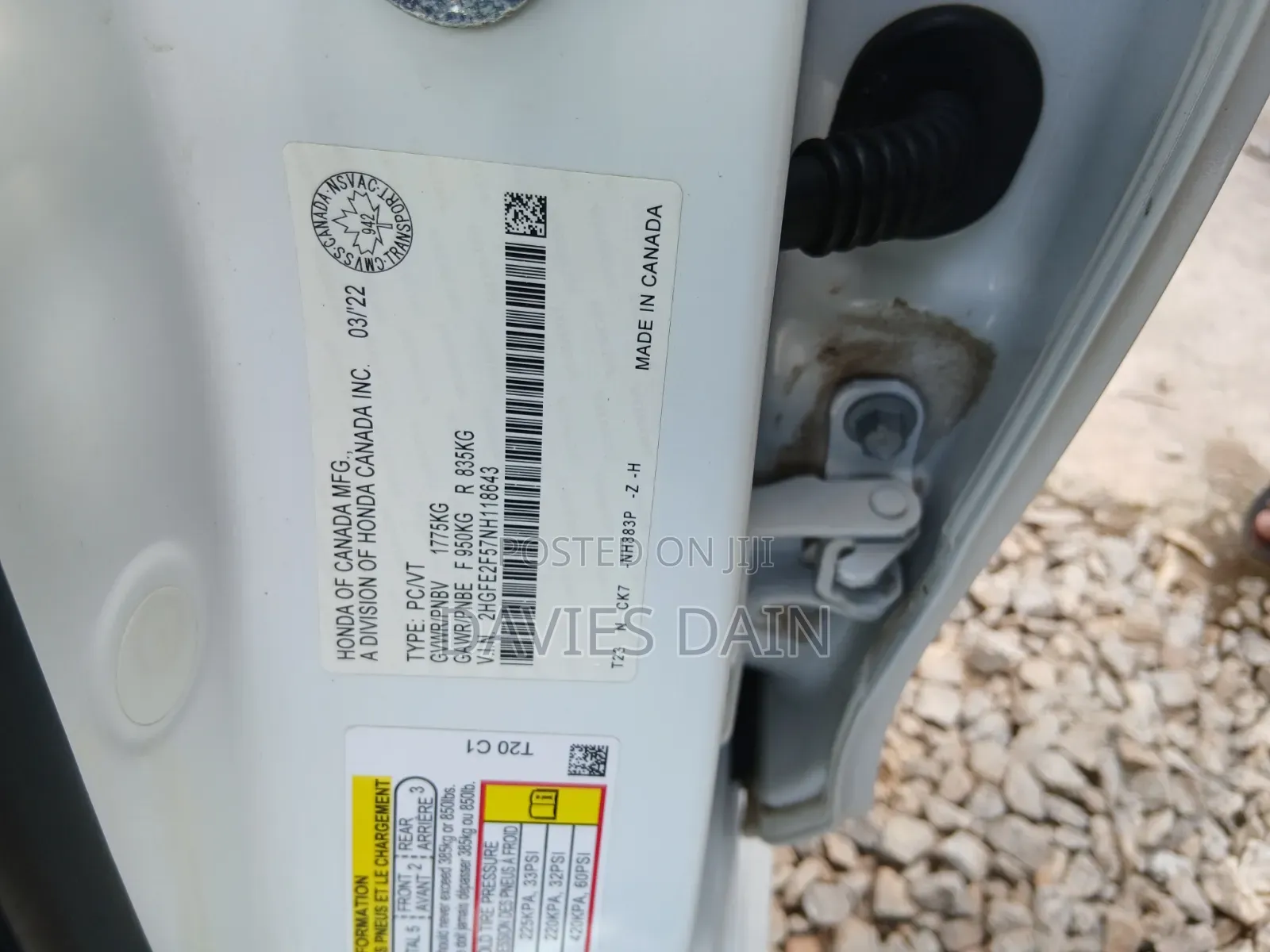 Honda Civic 2022 White