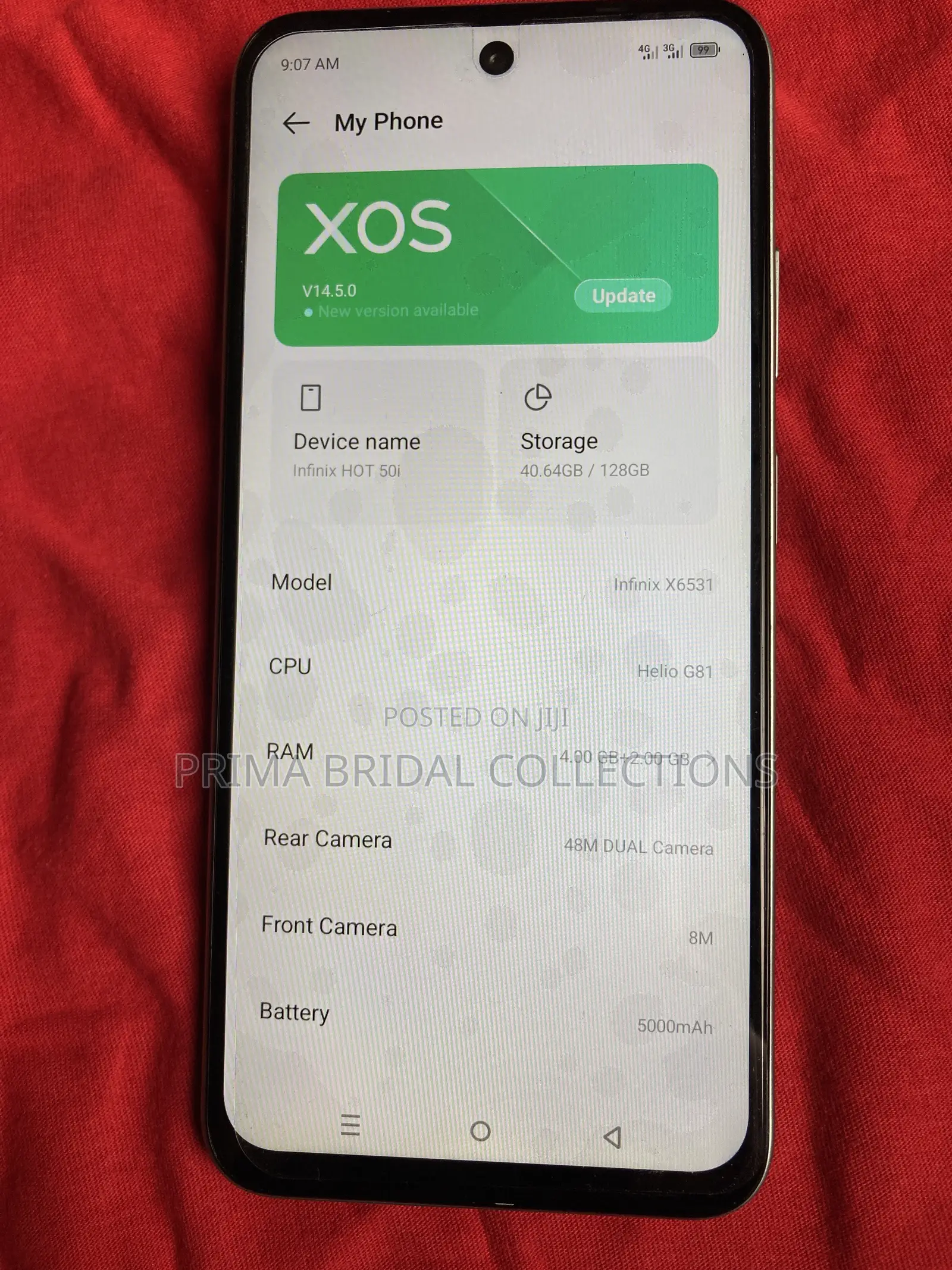 Infinix Hot 50i 128 GB Green