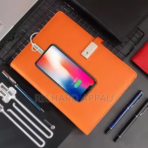 Title: Smart Powerbank Notebook | A5 | Wireless Charging |