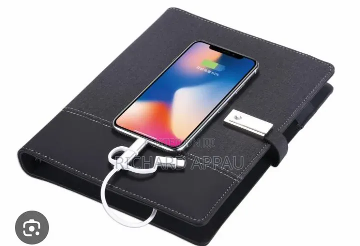 Title: Smart Powerbank Notebook | A5 | Wireless Charging |