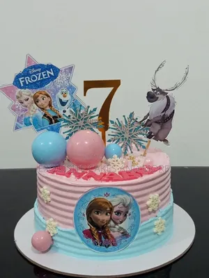 Disney Frozen Character Cake