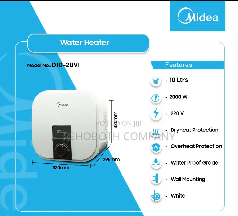 Midea 10ltrs Water Heater