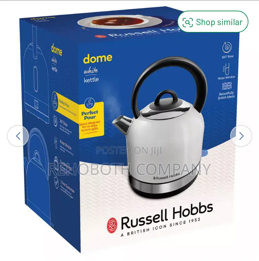 Russell Hobbs 23904 Worcester Dome Kettle - White