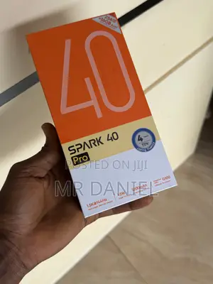 New Tecno Spark 40 Pro 256 GB Black