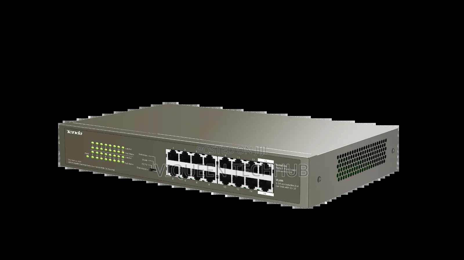 16 Port Gigabite Rockmount Desktop Switch With 16 Port